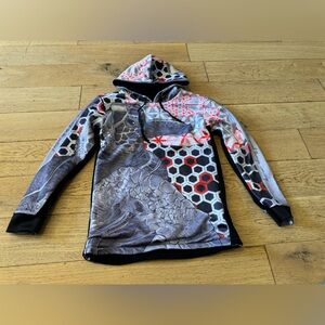 Many Visions‎ Double Sided Turtle Hoodie Size Small